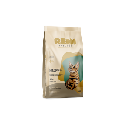 Remi Premium Cat Sterilised Chicken - dry food for neutered cats with chicken
