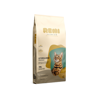 Remi Premium Cat Sterilised Chicken - dry food for neutered cats with chicken