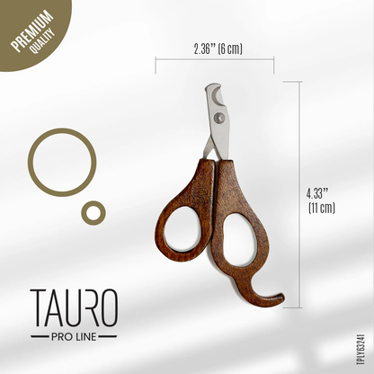 Tauro Pro Line Wooden Scissors for Nails - ножица за рязане на нокти 11 / 6 / 1 см