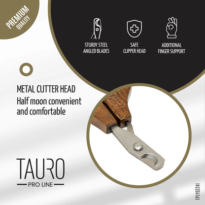 Tauro Pro Line Wooden Scissors for Nails - ножица за рязане на нокти 11 / 6 / 1 см