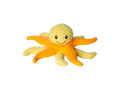 Kiwi Walker Lets Play Octopus and Starfish Orange - плюшен октопод и морска звезда от термопластичен каучук 25 см, оранжев