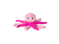 Kiwi Walker Lets Play Octopus and Starfish Pink - плюшен октопод и морска звезда от термопластичен каучук 25 см, розов