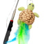 Croci Cat Retractable Teaser Turtle - въдица за котки 23 / 84 см