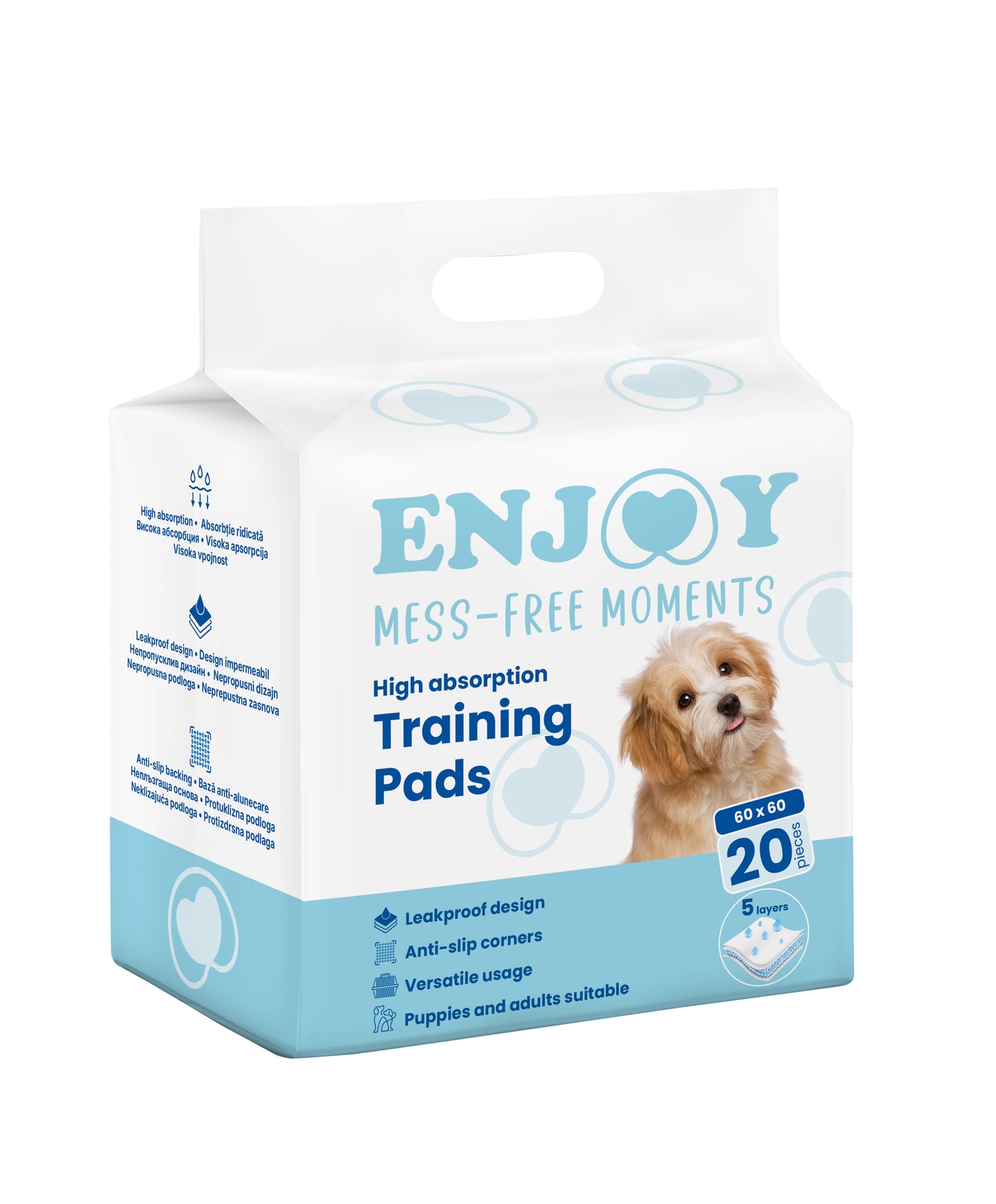 Enjoy Puppy Pads - хигиенни подложки за кучета 60 / 60 см