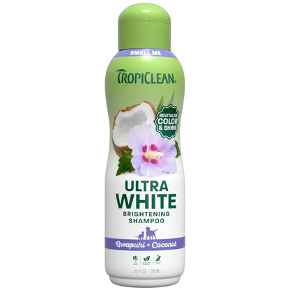 TropiClean Awapuhi and Coconut Whitening Shampoo - dog and cat shampoo 355 ml