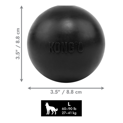 KONG Extreme Ball with Hole XL - каучукова топка с отвор 8.8 см