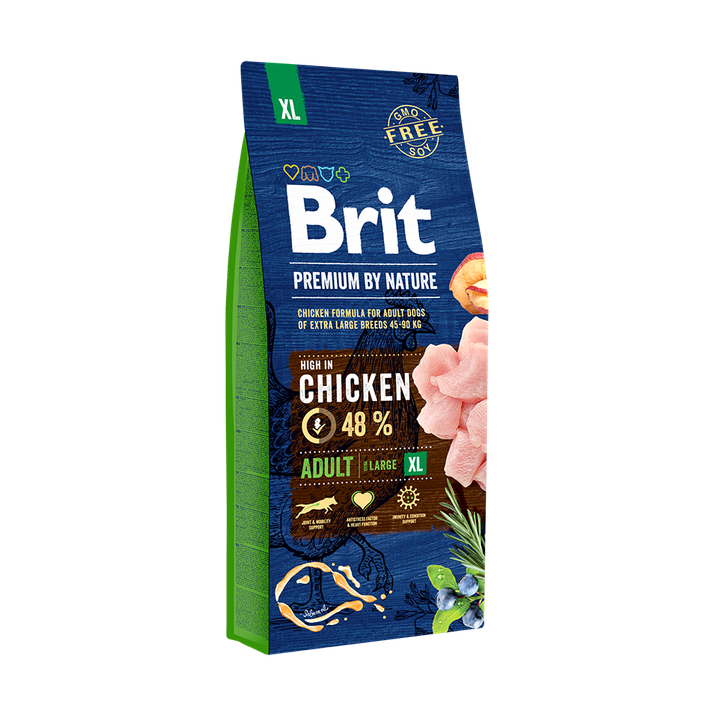 Brit Premium by Nature Adult XL - пълноценна храна за кучета от гигантски породи