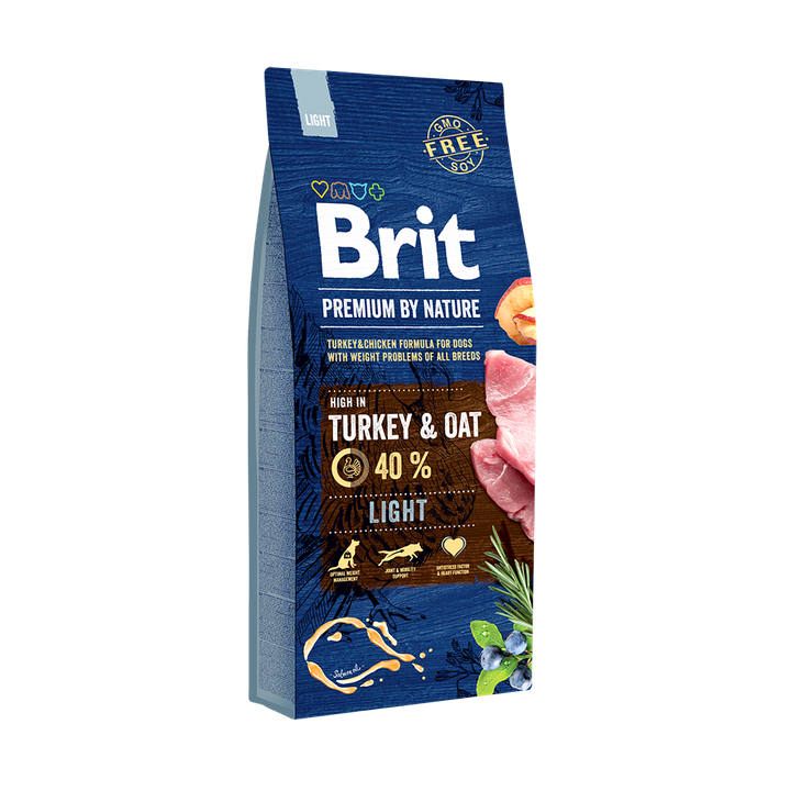 Brit Premium by Nature Light - пълноценна храна за кастрирани кучета от всички породи