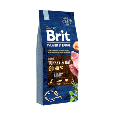Brit Premium by Nature Light - пълноценна храна за кастрирани кучета от всички породи