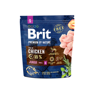 Brit Premium by Nature Junior S - пълноценна храна за кученца с пилешко месо