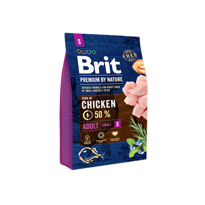 РАЗПРОДАЖБА Brit Premium by Nature Junior S - пълноценна храна за кученца с пилешко месо