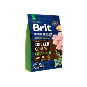 Brit Premium by Nature Adult XL - пълноценна храна за кучета от гигантски породи