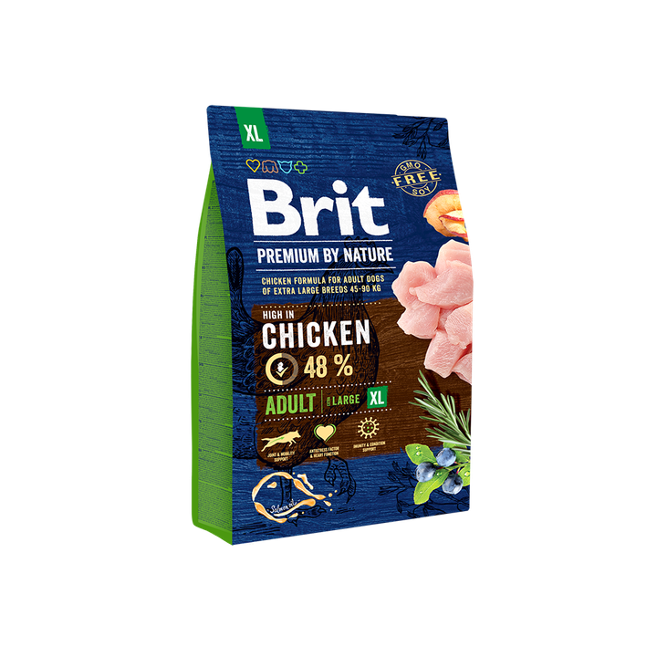 Brit Premium by Nature Adult XL - пълноценна храна за кучета от гигантски породи