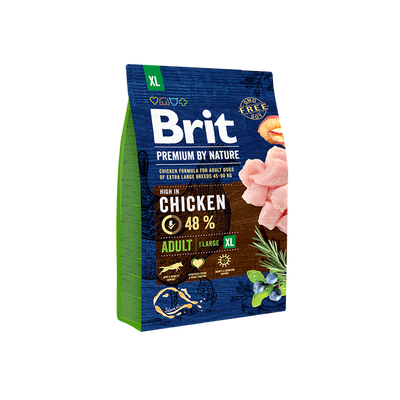 Brit Premium by Nature Adult XL - пълноценна храна за кучета от гигантски породи