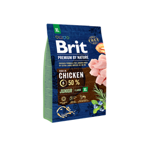 Brit Premium by Nature Junior XL - пълноценна храна за кученца от гигантски породи