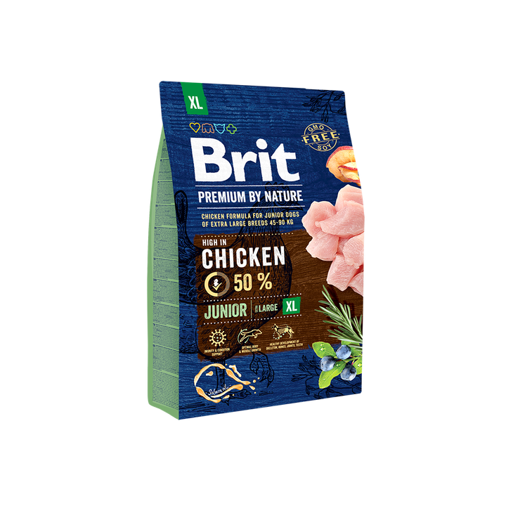 Brit Premium by Nature Junior XL - пълноценна храна за кученца от гигантски породи