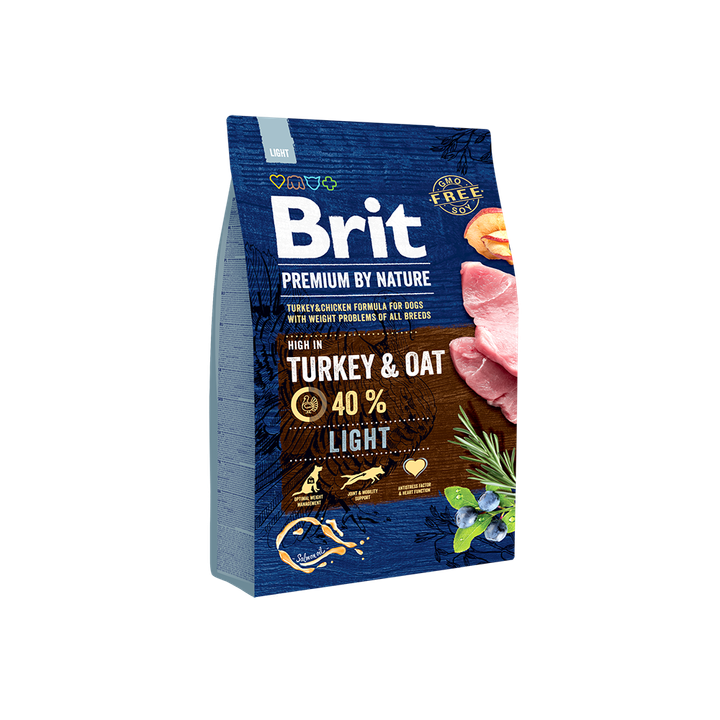 Brit Premium by Nature Light - пълноценна храна за кастрирани кучета от всички породи