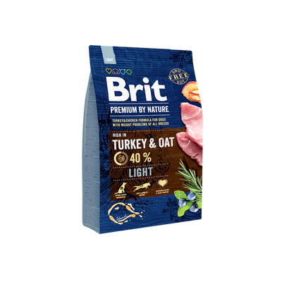 Brit Premium by Nature Light - пълноценна храна за кастрирани кучета от всички породи