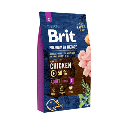 РАЗПРОДАЖБА Brit Premium by Nature Junior S - пълноценна храна за кученца с пилешко месо