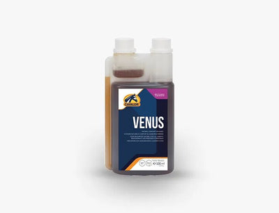 Cavalor Venus - е формулиран с няколко естествени активни съставки, които подпомагат регулирането на цикъла на кобилите 500 мл.