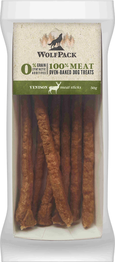 WolfPack Pure Venison - месни пръчици с дивеч 50 гр