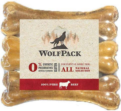 WolfPack Rawhide Bones filled with Tripe - кокал с пълнеж от говеждо шкембе