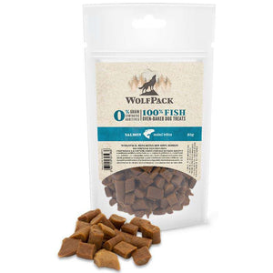 WolfPack Mini Bites Salmon - хапки със сьомга 85 гр