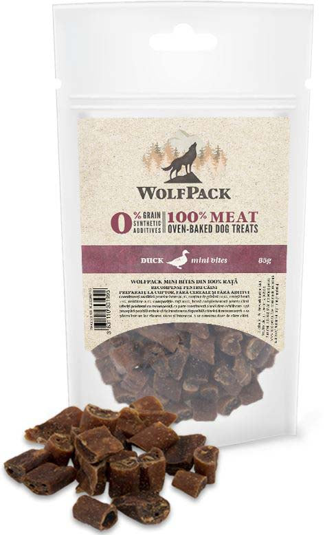 WolfPack Mini Bites Duck - хапки с патешко 85 гр