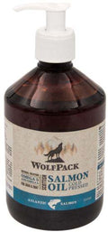WolfPack Salmon Oil - студено пресовано масло от сьомга за кучета и котки 500 мл