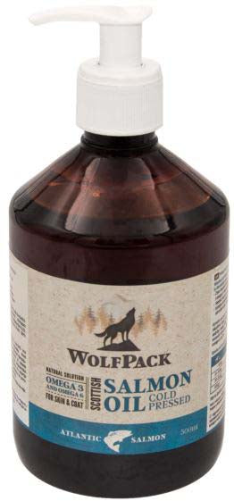 Wolfpack - масло от сьомга за кучета и котки, студено пресовано