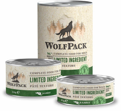 Wolfpack Adult Limited Rabbit - пълноценна храна със заешко месо