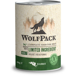 WolfPack Adult Limited Ingredient Rabbit - пълноценна храна със заешко месо 85 гр