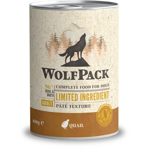 Wolfpack Adult Limited Quail - пълноценна храна с пъдпъдък