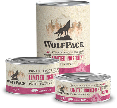 Wolfpack Adult Limited Wild Boar - пълноценна храна с дива свиня