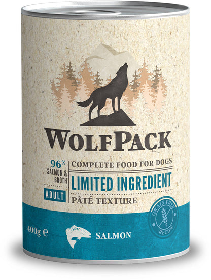 Wolfpack Adult Limited Salmon - пълноценна храна със сьомга