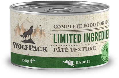 WolfPack Adult Limited Ingredient Rabbit - пълноценна храна със заешко месо 85 гр