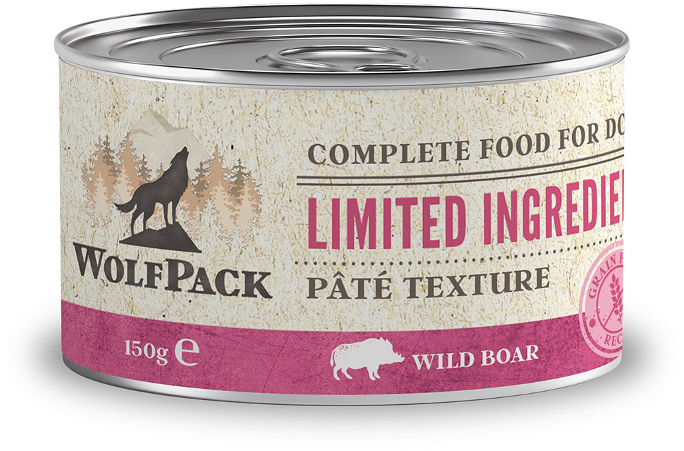 Wolfpack Adult Limited Wild Boar - пълноценна храна с дива свиня