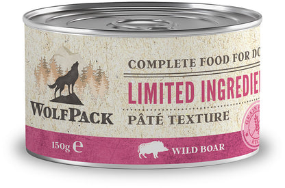 Wolfpack Adult Limited Wild Boar - пълноценна храна с дива свиня