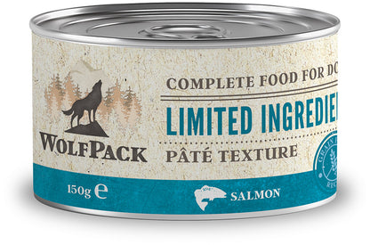 Wolfpack Adult Limited Salmon - пълноценна храна със сьомга