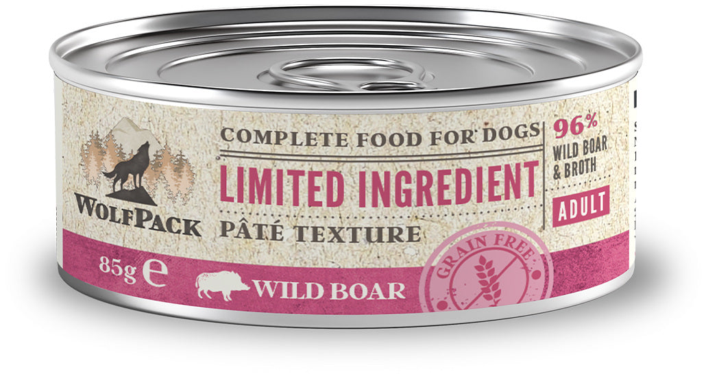 Wolfpack Adult Limited Wild Boar - пълноценна храна с дива свиня