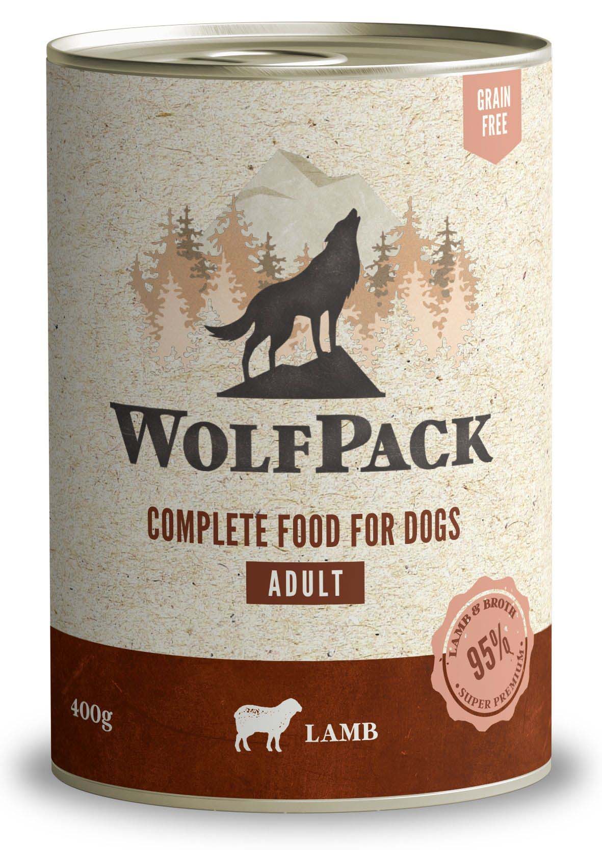 WolfPack Adult Lamb - консерва за кучета с агнешко месо 800 гр
