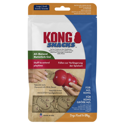 KONG Snacks Bacon and Cheese L - лакомства с бекон и чедър за KONG 310 г