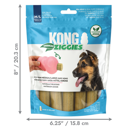 KONG Ziggies Enhanced Puppy - дентални лакомства за KONG Puppy