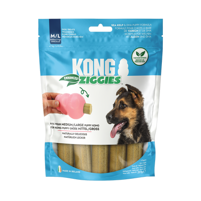 KONG Ziggies Enhanced Puppy - дентални лакомства за KONG Puppy