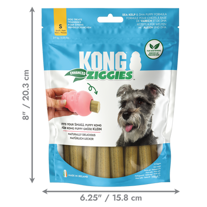 KONG Ziggies Enhanced Puppy - дентални лакомства за KONG Puppy