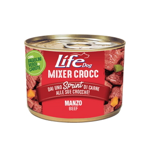 Life Natural Mixer Crocc Beef - допълваща храна за кучета с телешко месо 150 гр