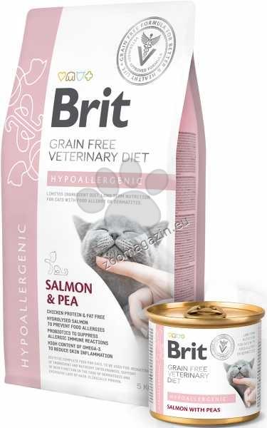 Brit VD Cat Hypoallergenic - хипоалергенна храна за котки 2 кг