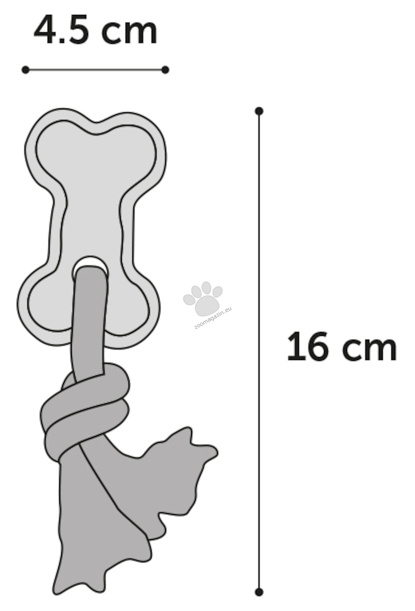 Flamingo Toy Puppy Loekie Mix - играчки за кученца 3 бр