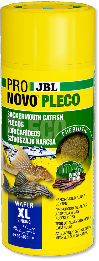 JBL Pronovo Pleco Wafer XL - чипс (таблетки) от водорасли за сомчета, съдържащ дъвесина, за рибки с дължина 15-40 см.