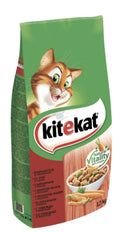Kitekat Adult Beef - с говеждо месо и зеленчуци 12 кг.